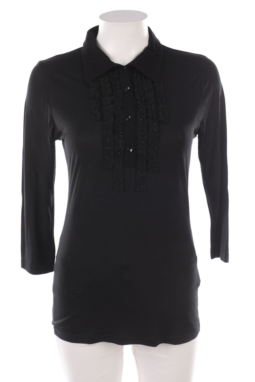 AMISU - Langarm-Polo-Shirt - M