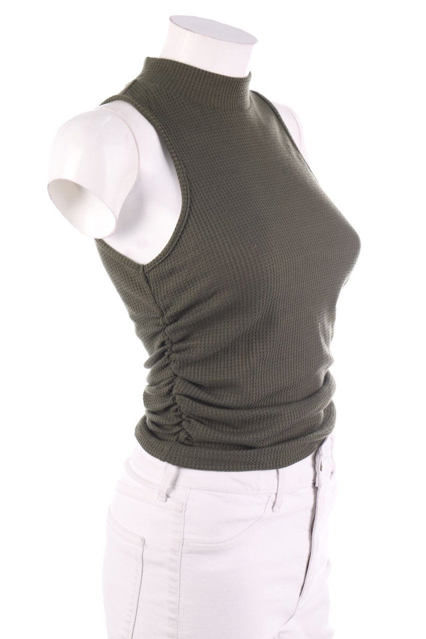 Ohne Label - Top mit Raffungen - XS