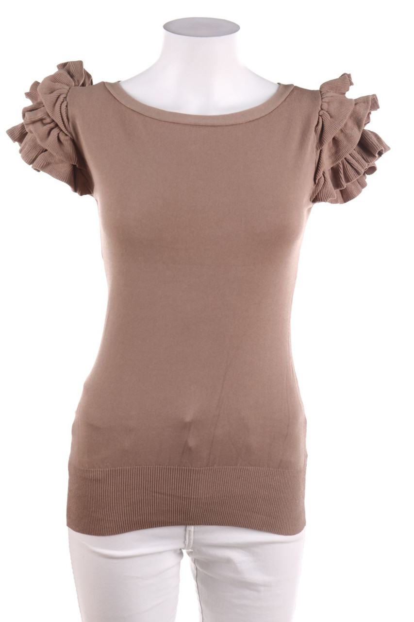 Best emilie - Strick-Top mit Volants - S