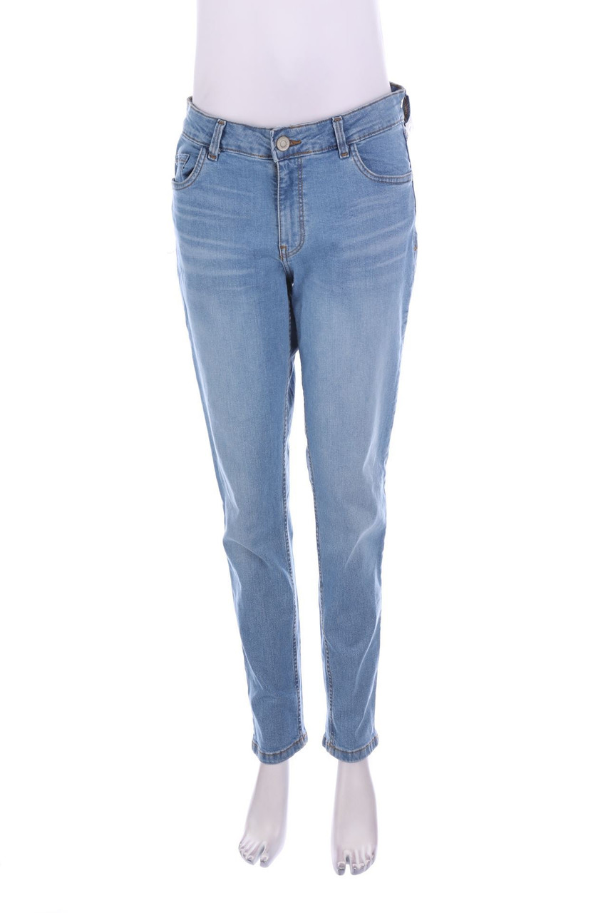 Ohne Label - Used Look Skinny-Jeans - L
