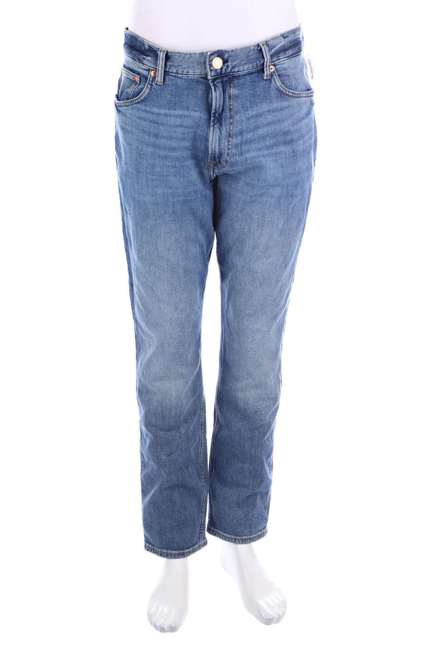 H&M - Used Look Slim-Jeans - 2XL