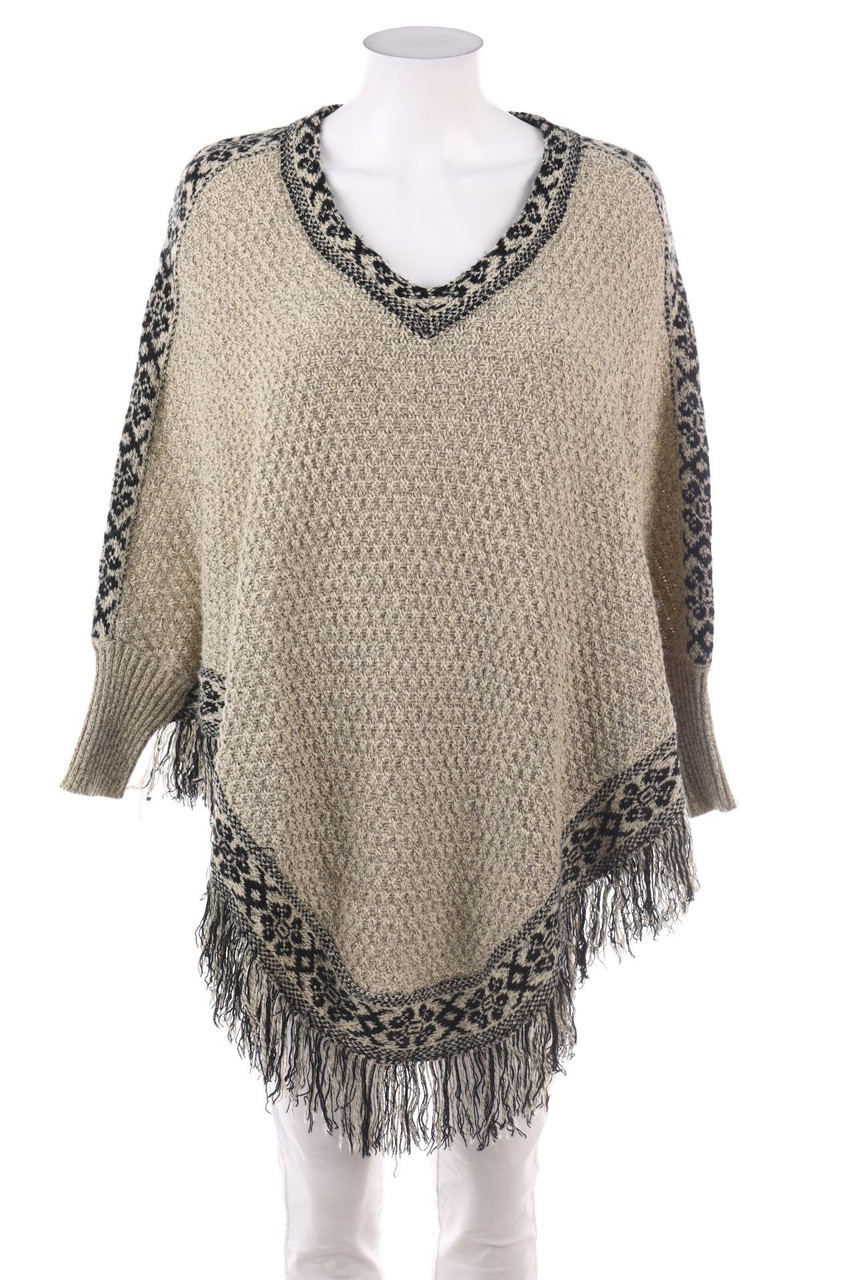 Fde la passion - Poncho mit Wolle - ONE SIZE