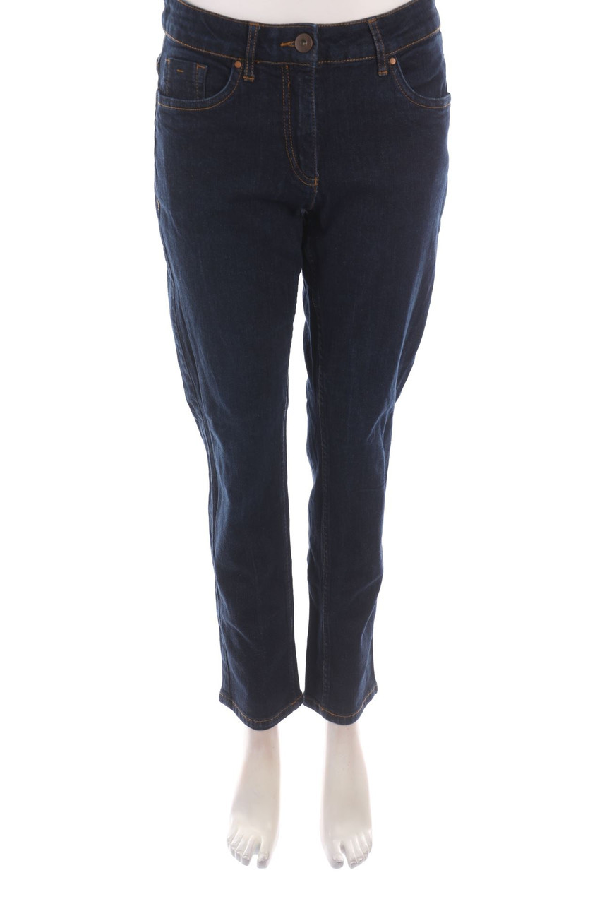 blue motion - Dark Denim Straight Cut Jeans - L