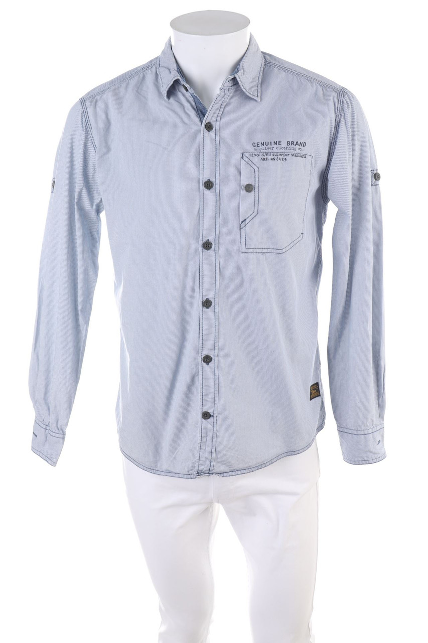 s.Oliver - gestreiftes Hemd aus Baumwolle - S