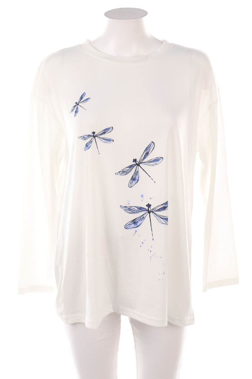 Ohne Label - Longsleeve-Shirt aus Baumwoll-Mix - M