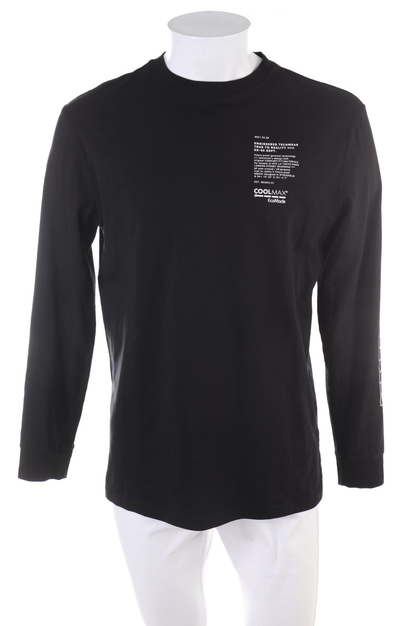 H&M - Longsleeve-Shirt mit Print - M
