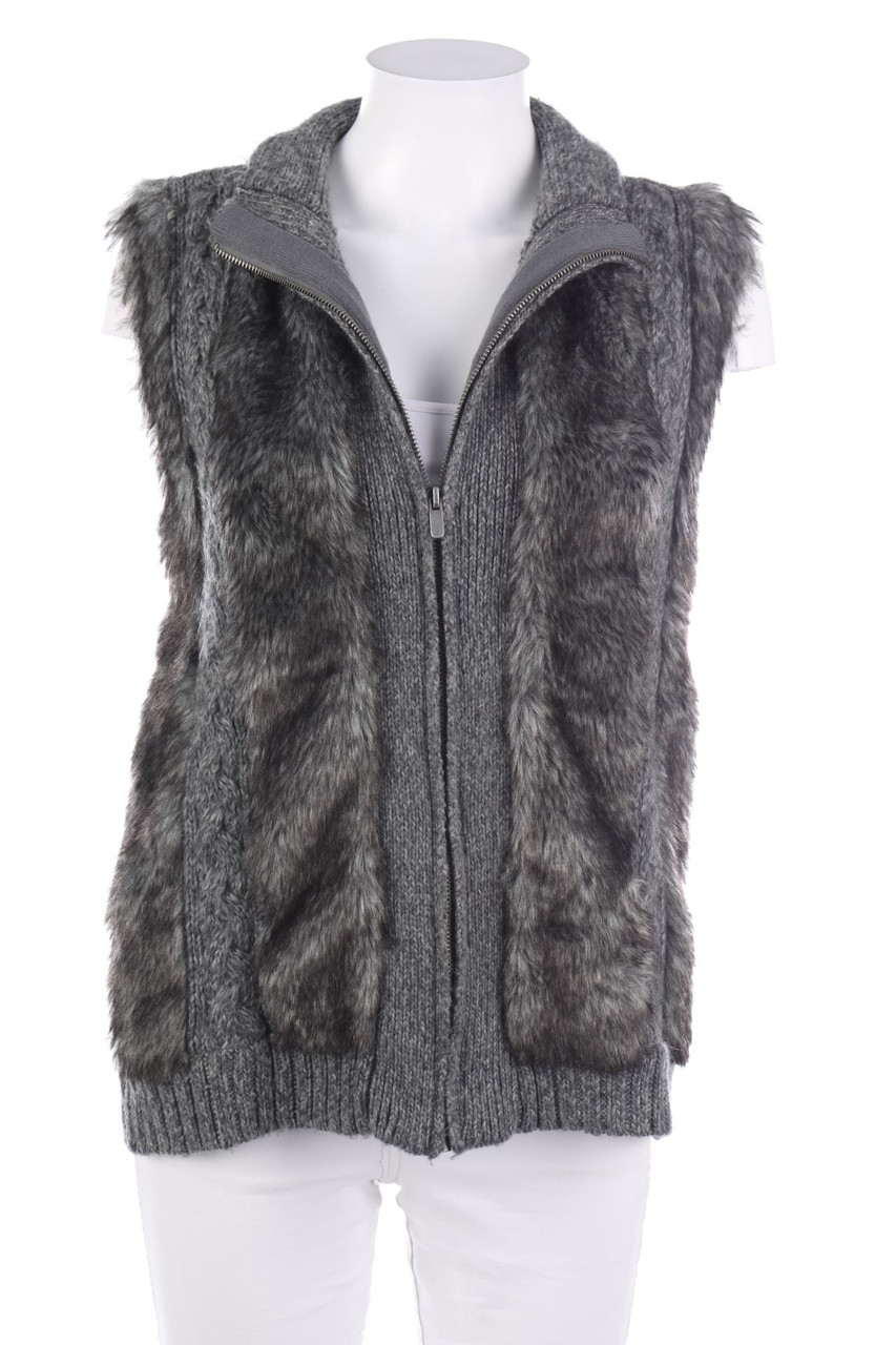woman by Tchibo - Fake Fur-Weste - S