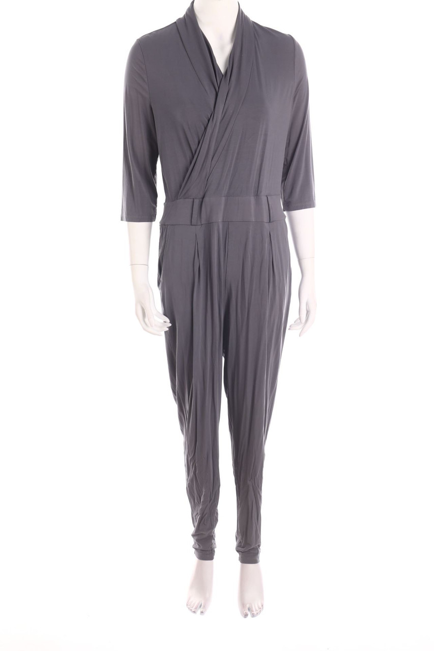 Les Lunes - Jumpsuit in Wickel-Optik aus Viskose-Mix - XL