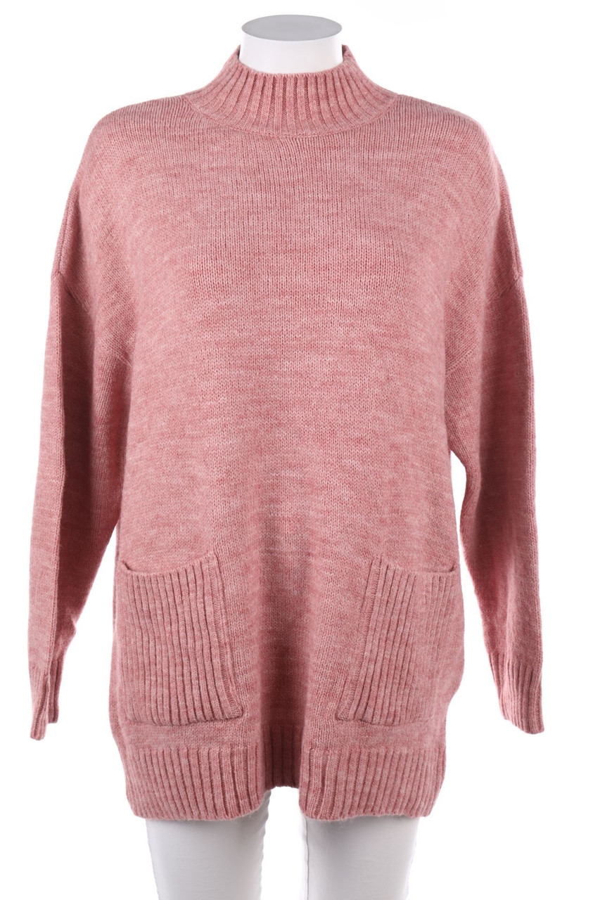 Ohne Label - Strick-Pullover mit aufgesetzten Taschen - D 52