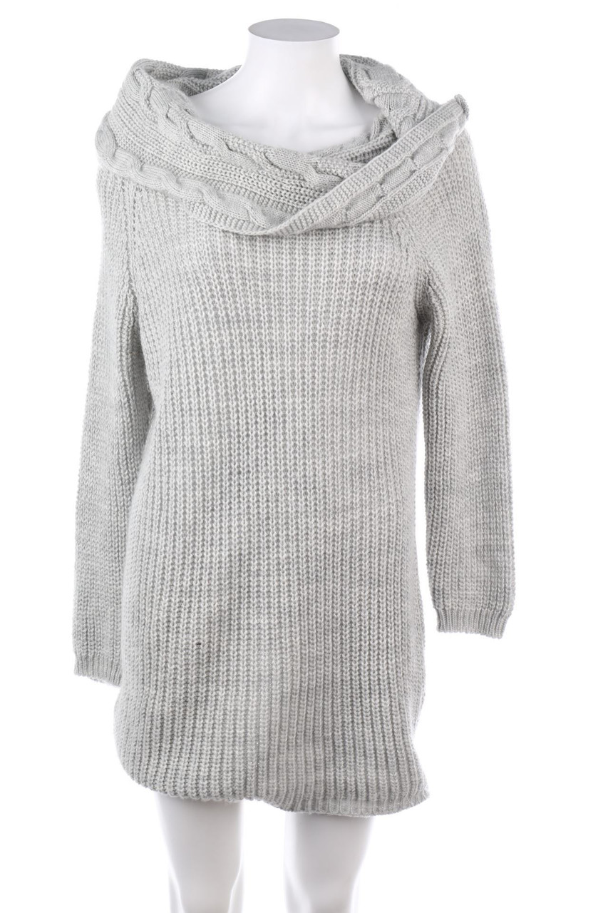 Ohne Label - Carmen-Strickkleid - D 38