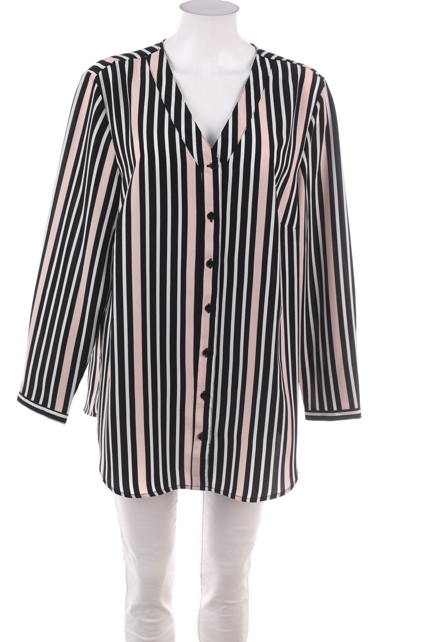m. collection - Bluse mit Streifen - XXL