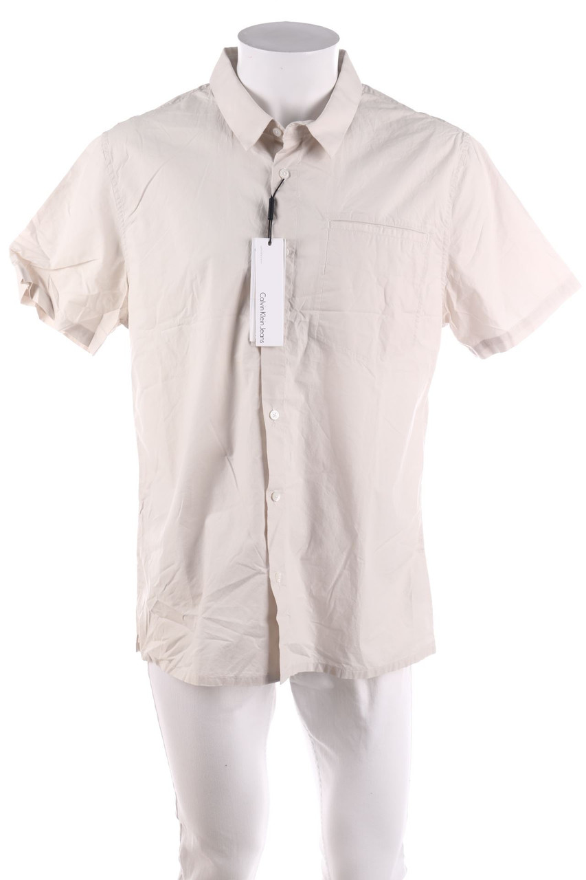 Calvin Klein Jeans - Kurzarm-Hemd aus Baumwolle - 2XL
