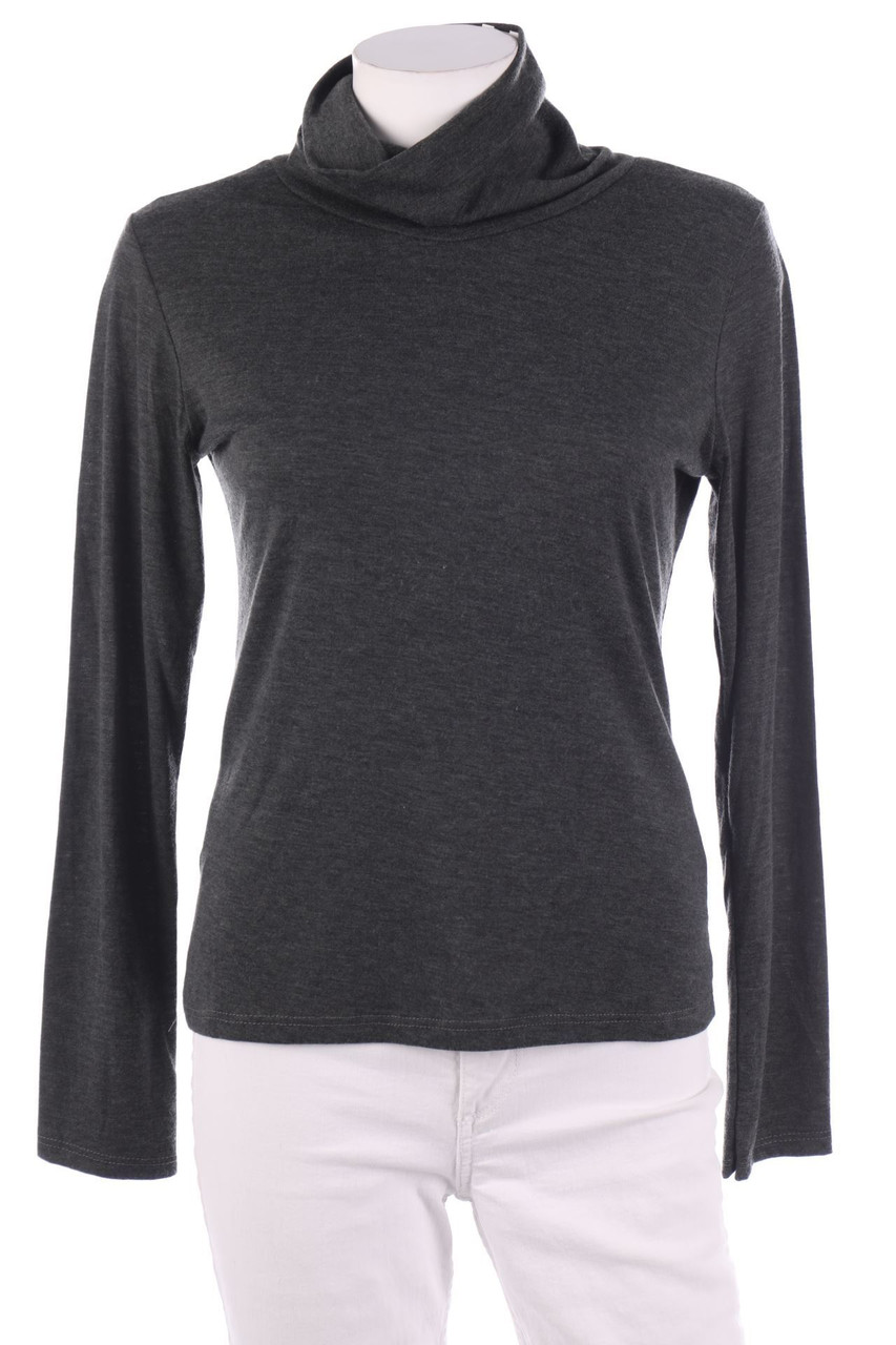 Ohne Label - Longsleeve-Shirt mit Rollkragen - D 42