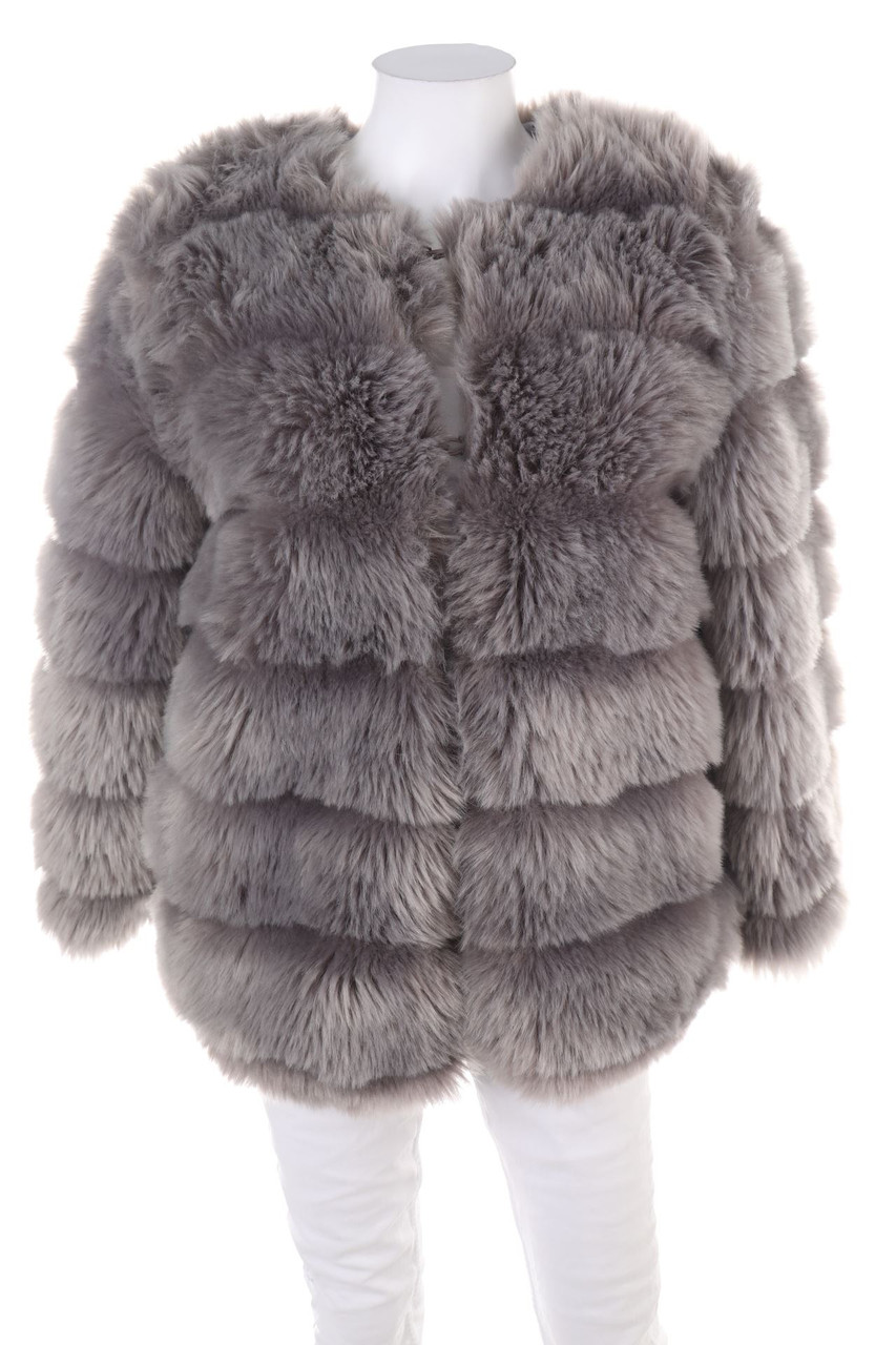 ICHI - Fake Fur-Jacke - XS