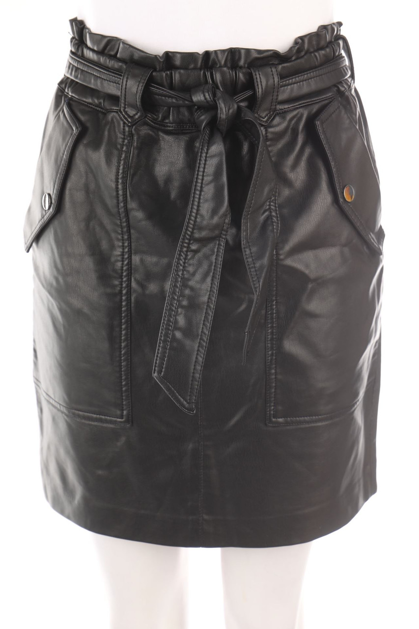 ESQUALO - Faux Leather-Mini-Rock - S