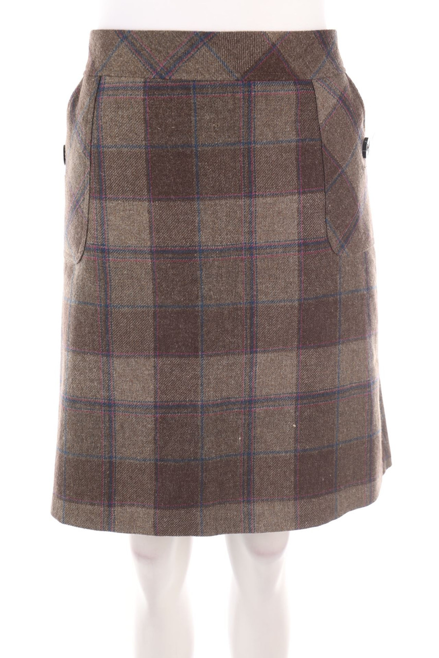 blue motion - Karo-Rock aus Schurwoll-Mix - L