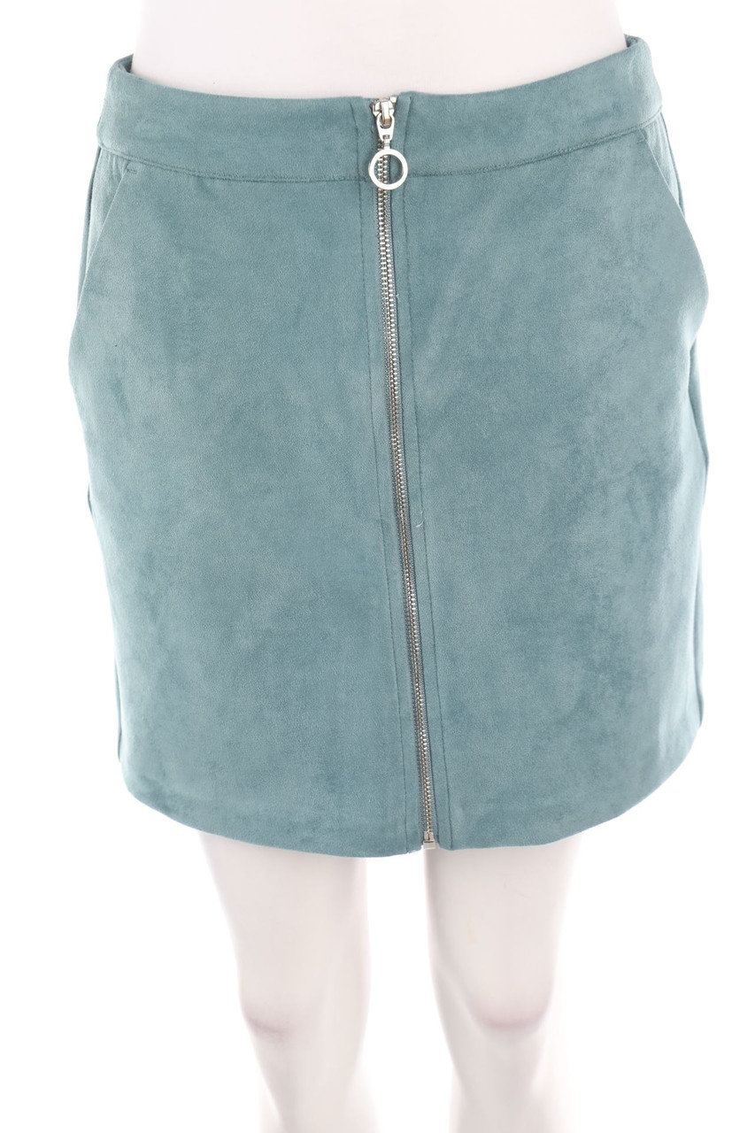 VERO MODA - Faux Leather-Mini-Rock - S