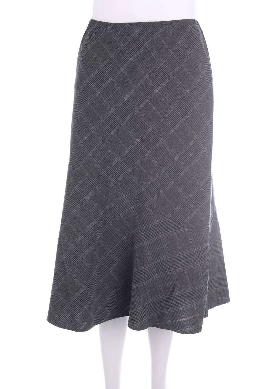 Bm Collection - Midirock mit Karo-Muster - D 46