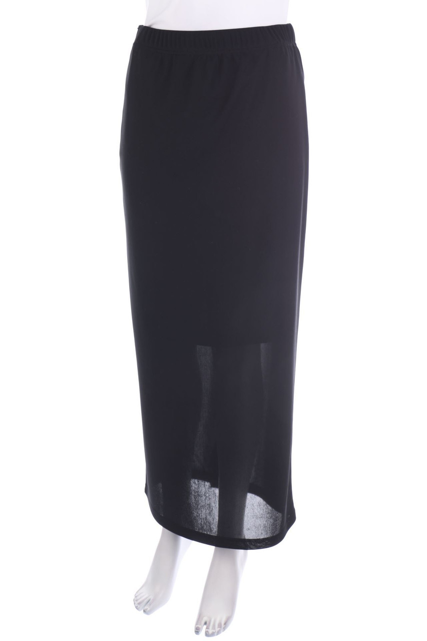 Ohne Label - Maxi-Rock mit Schlitz - S