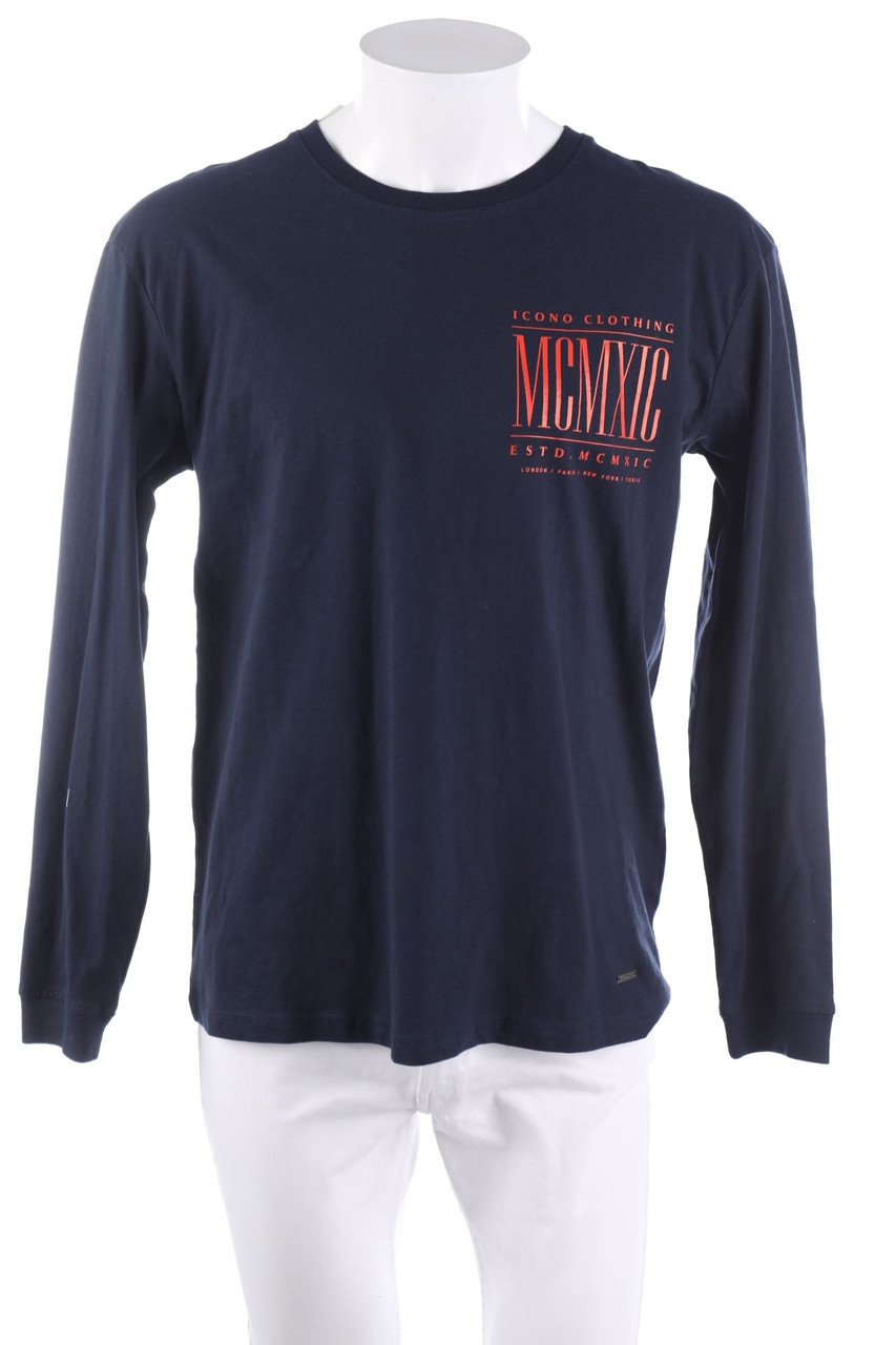 SECONDHAND - Longsleeve-Shirt mit Print - S