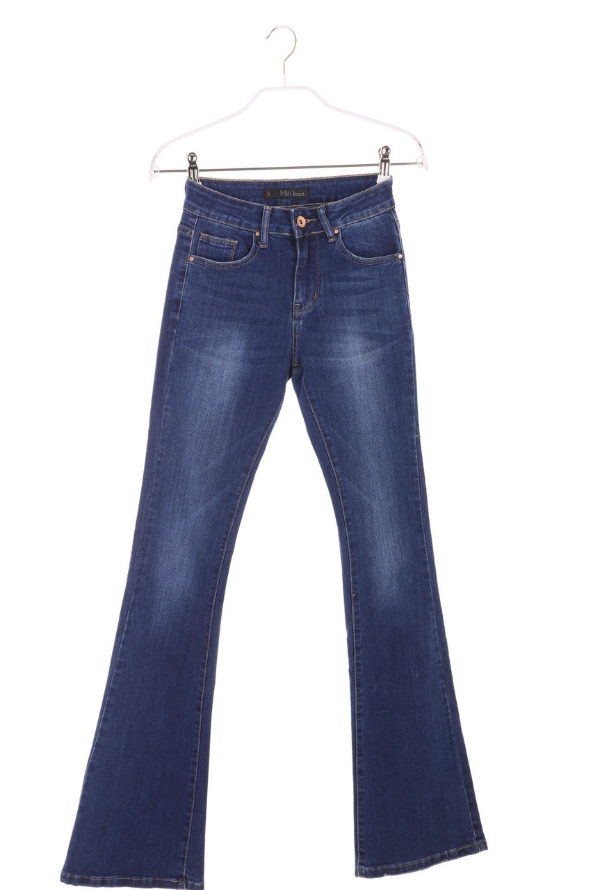 Miti Baci - Used Look Bootcut-Jeans - XXS