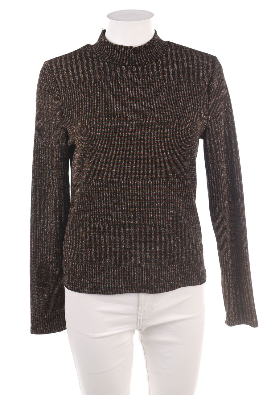 VERO MODA - Strick-Pullover mit Metallic-Effekt - M
