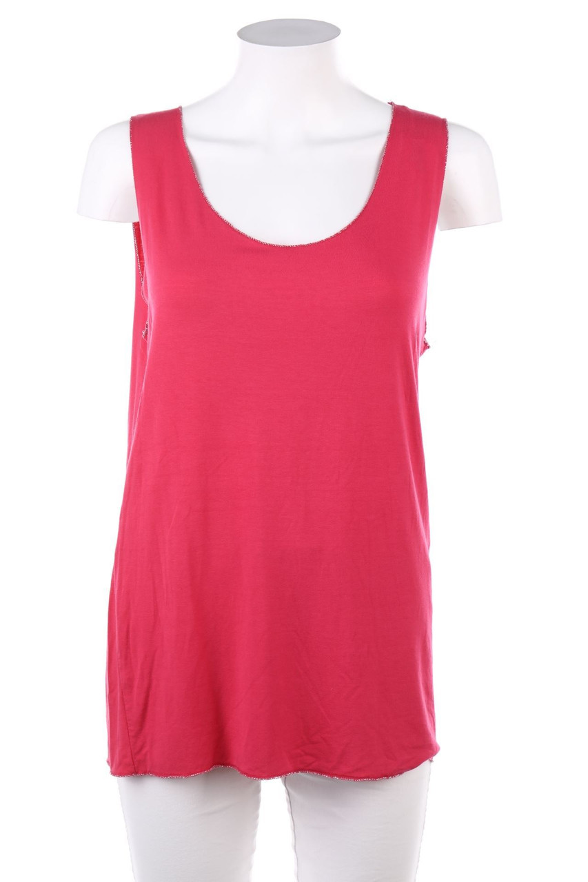 Ohne Label - Tanktop mit Glitzer - L