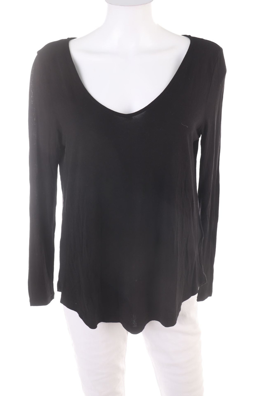 H&M - Longsleeve-Shirt aus Viskose - M