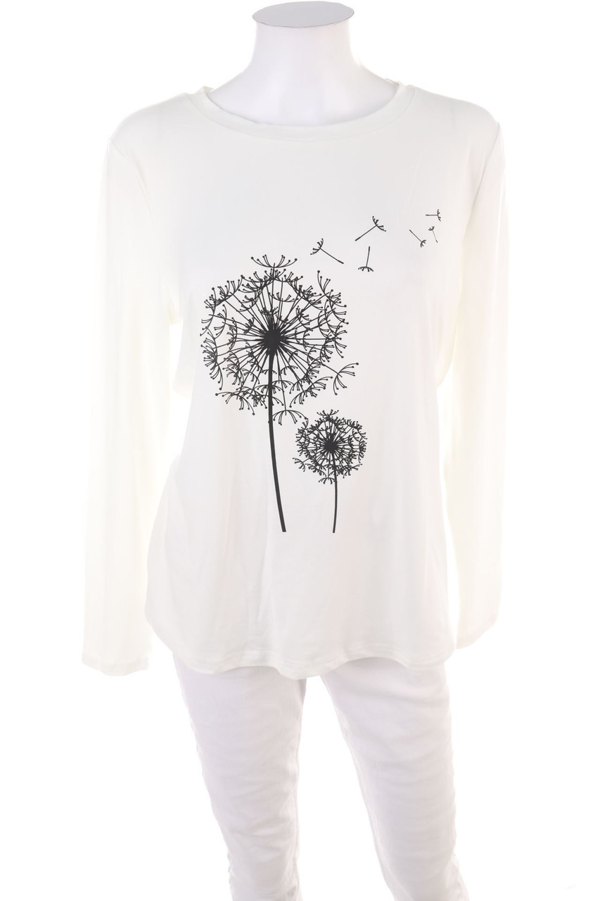 SHEIN - Longsleeve-Shirt mit Print - L