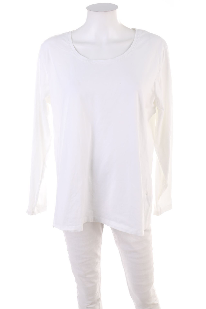 woman by Tchibo - Longsleeve-Shirt mit Baumwolle - L