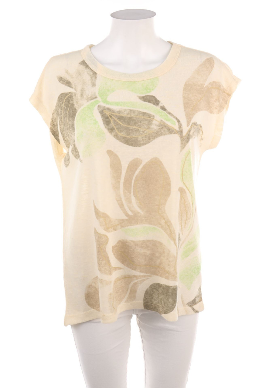 Ohne Label - Kurzarm-Shirt mit Print - L