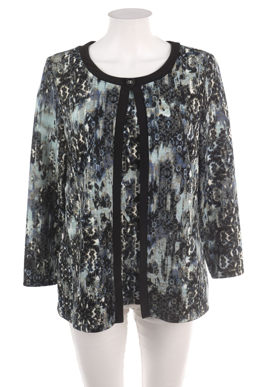 Ohne Label - Bluse im Layer Look - XL