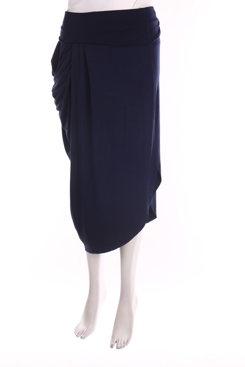 Ohne Label - Jersey-Midirock - M