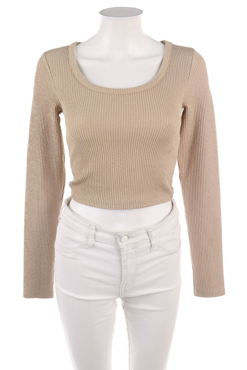 C&A - Cropped-Top mit langem Ärmel - XS