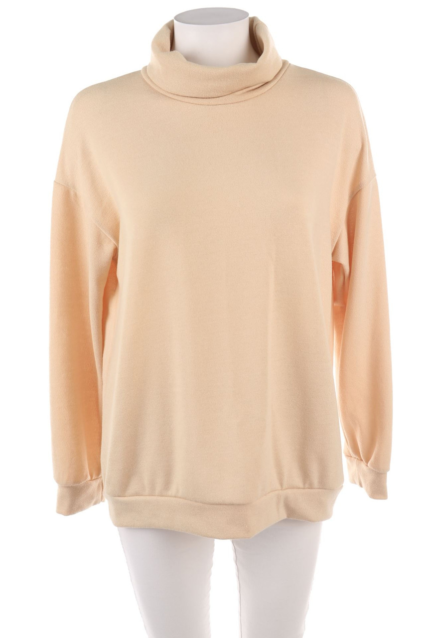 Ohne Label - Longsleeve-Shirt mit Rollkragen - M