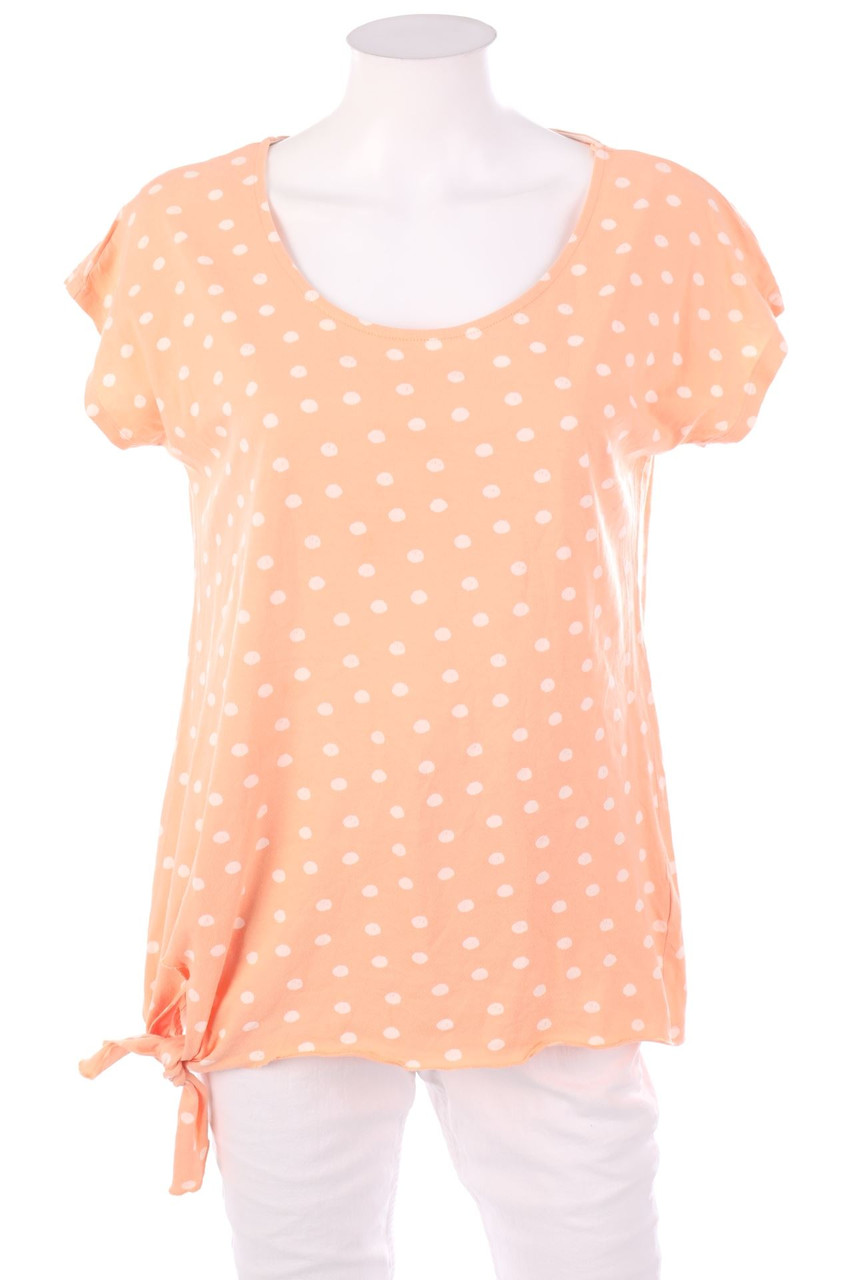 Chicorée - Kurzarm-Shirt mit Punkten - XL