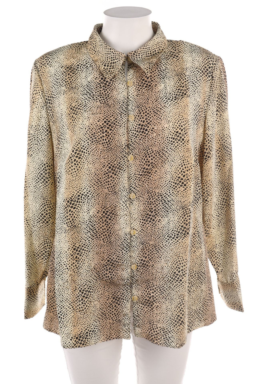 CANDA by C&A - Hemd-Bluse mit Leo-Print - D 44