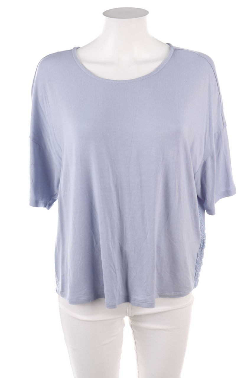 TCHIBO - Kurzarm-Shirt mit Spitze - L