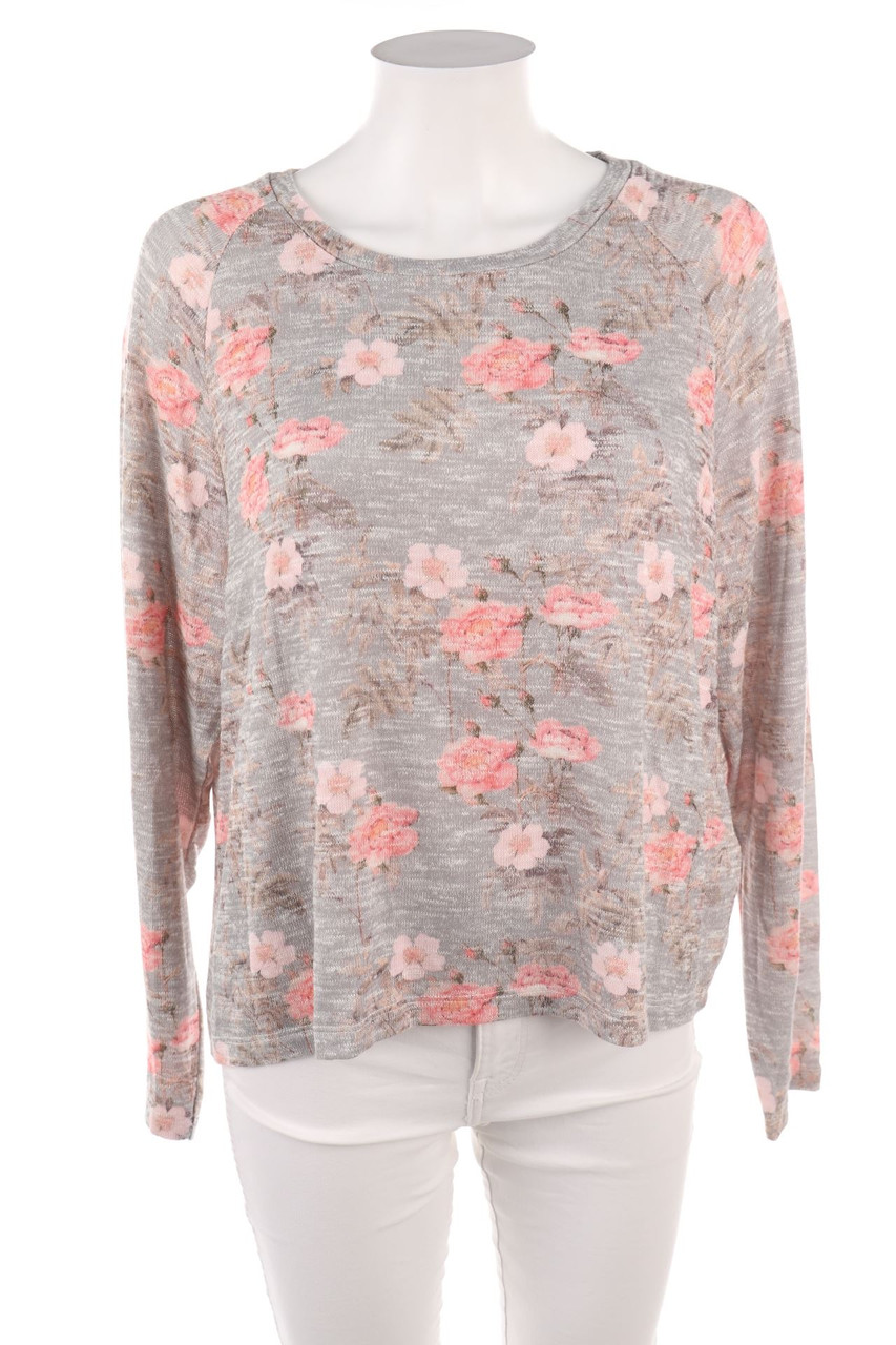 TALLY WEiJL - Longsleeve-Shirt mit Blumen-Print - L