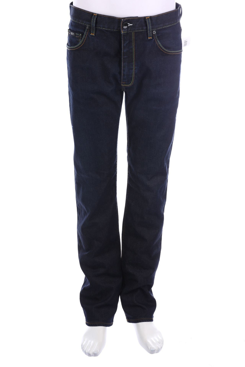 BOSS HUGO BOSS - Dark Denim Straight Cut Jeans - L