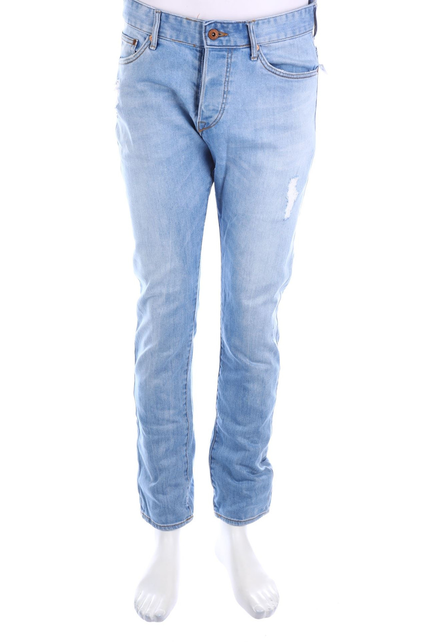 H&M - Distressed Slim-Jeans - S