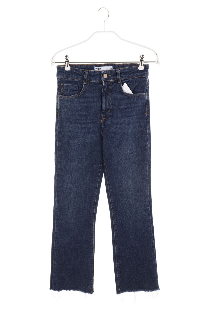 ZARA - Dark Denim Straight Cut Jeans - S