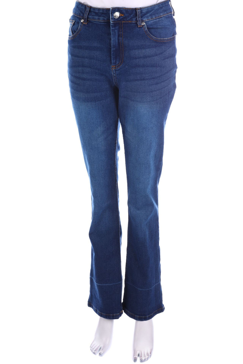 Laura Torelli COLLECTION - Used Look Bootcut-Jeans - M