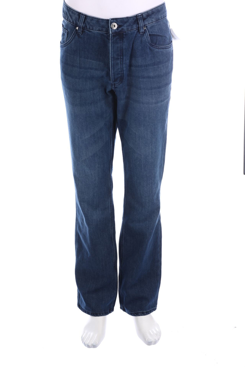 LIVERGY - Used Look Straight Cut Jeans - 3XL