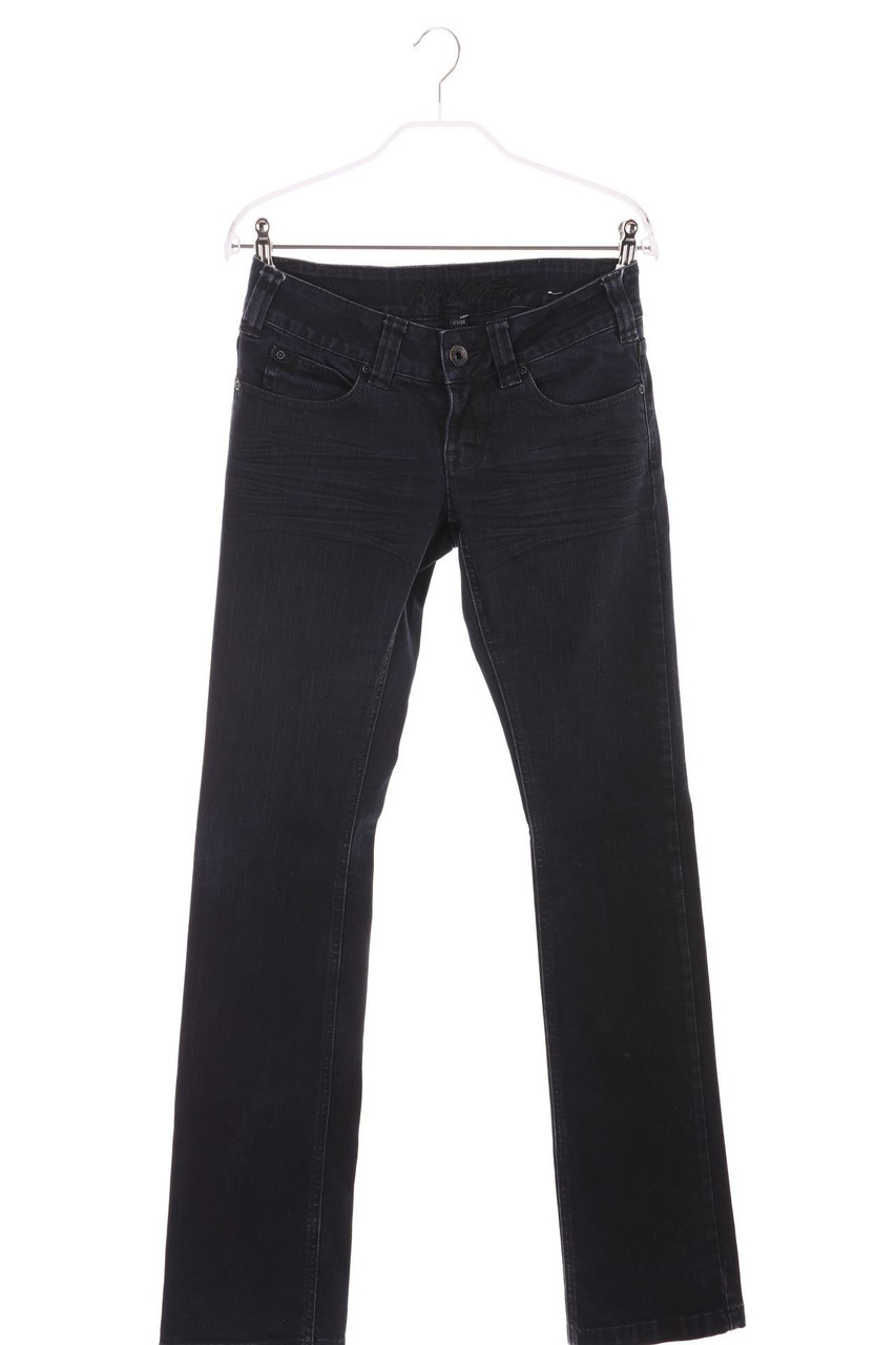 BLIND DATE - Dark Denim Straight Cut Jeans - W28