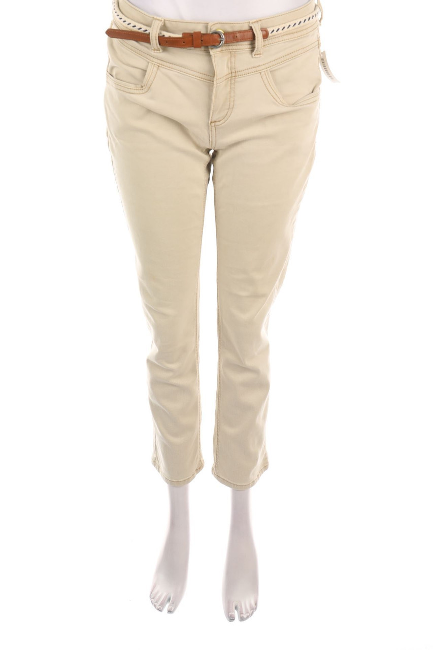 Street One - Straight Cut Jeans mit Gürtel - W27