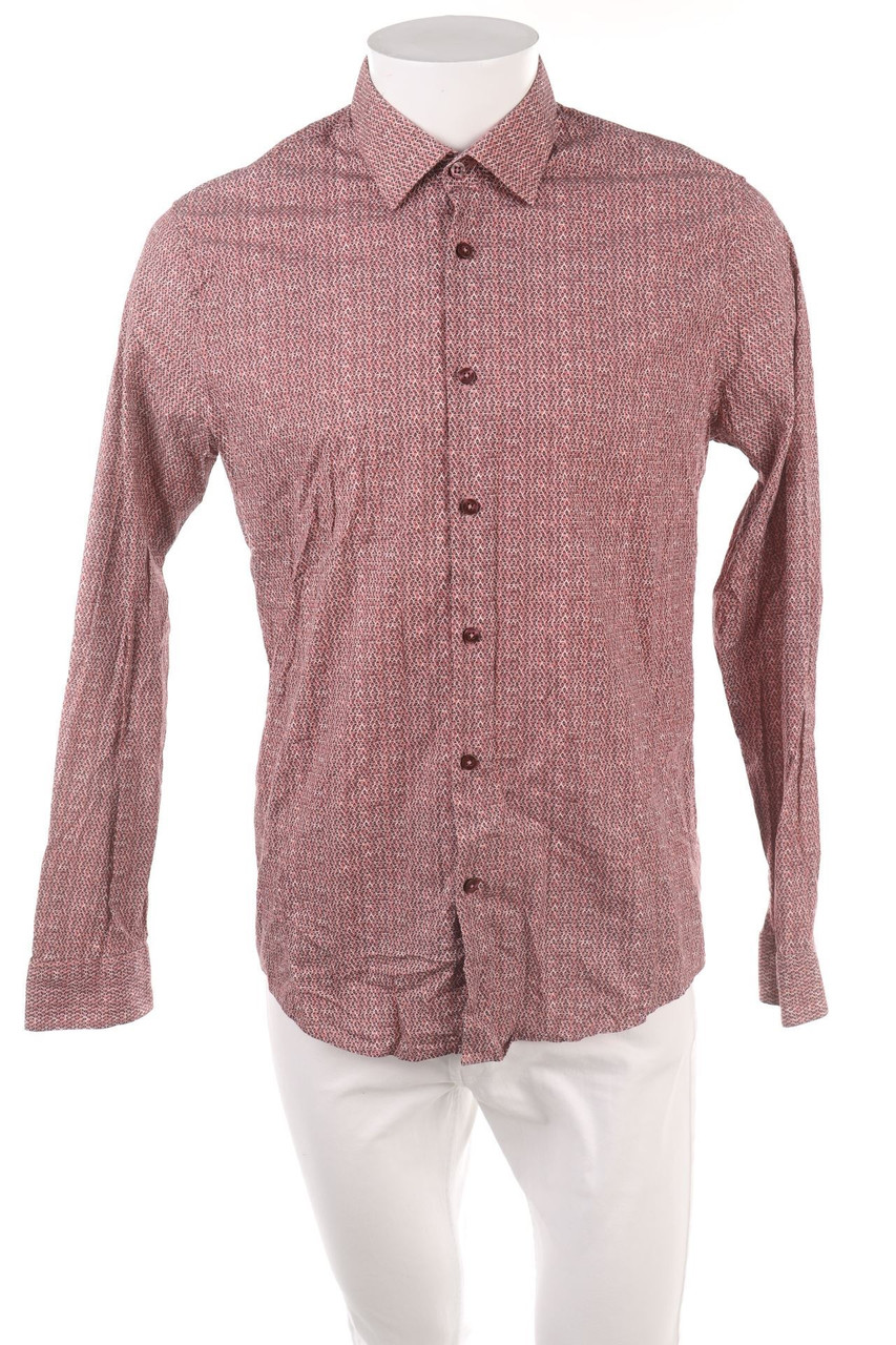 CAST IRON - Hemd mit geometrischem Muster - L