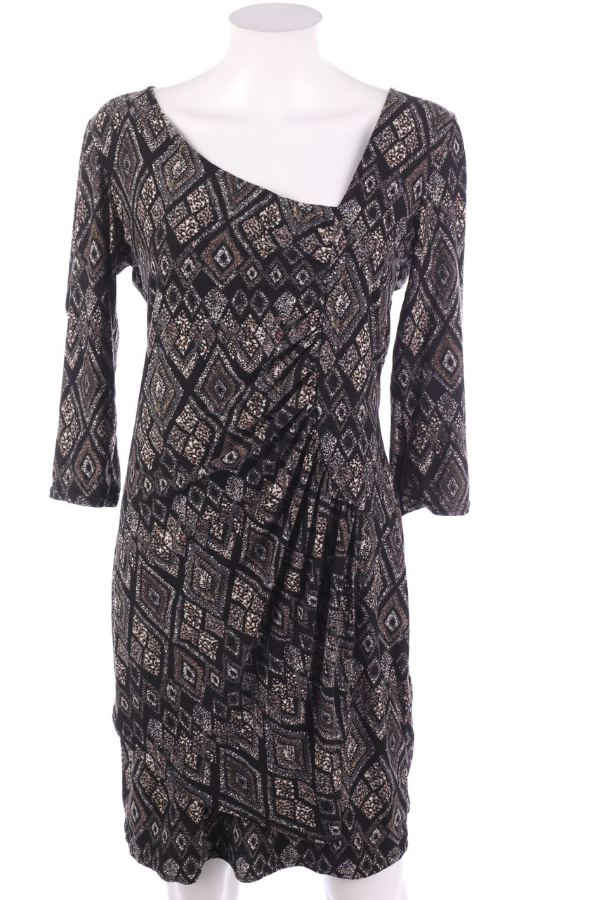 Quinze heures trente - Muster-Kleid mit Raffungen - D 42