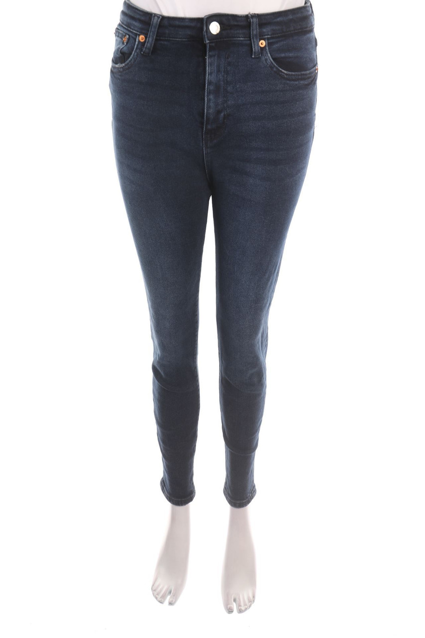 Ohne Label - High Waist-Skinny-Jeans - D 38