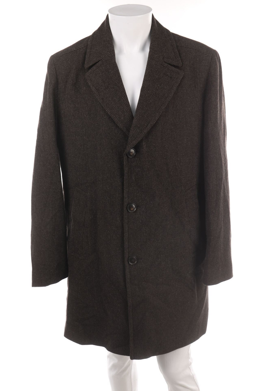 BOSS HUGO BOSS - Mantel aus Schurwoll-Mix mit Kaschmir - 54